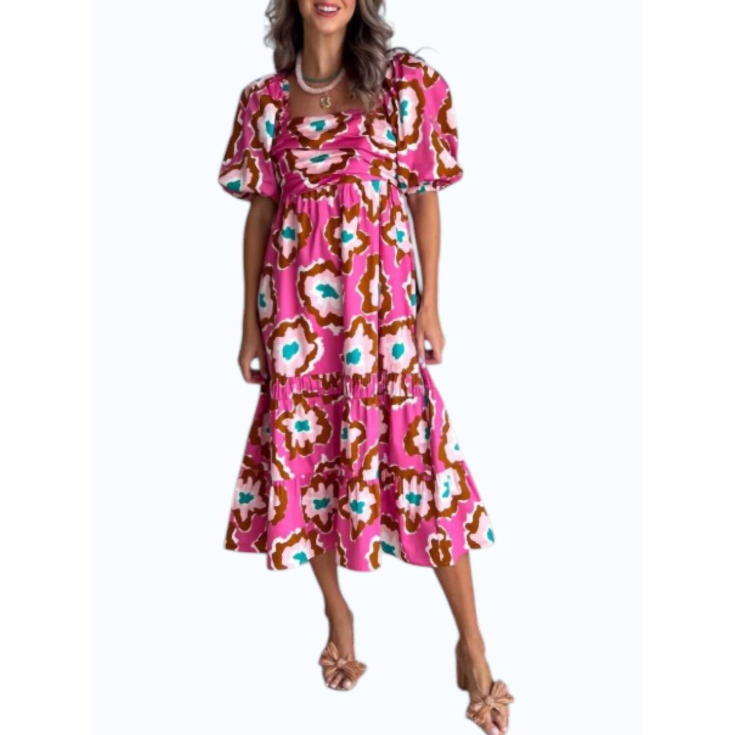 New Crosby By Mollie Burch Emerson Dress In Bloom Boom